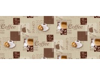 Rex Deco viaszosvászon terítő kávés 140 cm széles méteráru