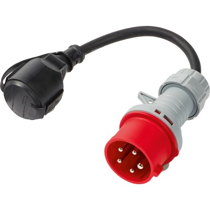 CEE dugós csatlakozó  3 pólusú  IP44  16 A  piros