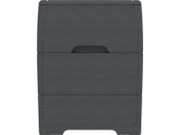 Durabox tároló láda 270 l antracit 117 cm x 45 cm x 56 cm Durabox tároló láda 270 l antracit 117 cm x 45 cm x 56 cm