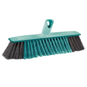 Leifheit Allround Xtra Clean seprű, 30 cm, fekete-türkiz, csempe, kő és PVC padlókhoz.