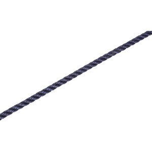 Tengerészkék polipropilén kötél, Ø 10 mm, méterre kapható.