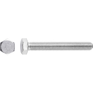 Horganyzott LUX gépi csavar M6 x 70 mm teljes menettel, 100 darab.