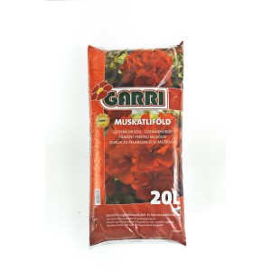 Zsák balkonláda föld (20L) muskátli és más balkonvirágok számára.