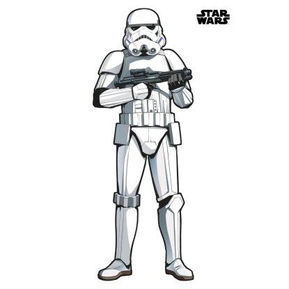 Komar öntapadó nemszőtt fotótapéta Star Wars XXL Stormtrooper 127 cm x 188 cm