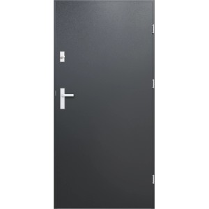 Kültéri fém bejárati ajtó Amber anthracite 207,2 cm x 100 cm jobb