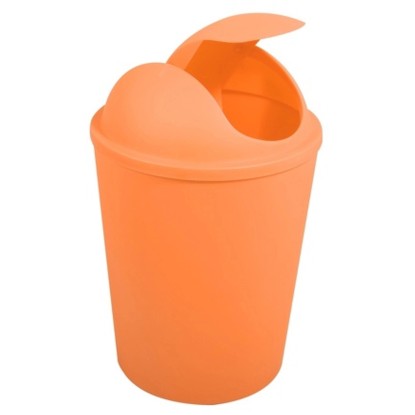 MSV Ako lengőfedeles szemetesvödör 5,5 l narancssárga