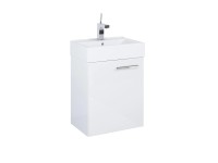 Roca Diego mosdószekrény 1 ajtóval 61 cm x 45 cm x 30,5 cm fehér magasfényű Roca Diego mosdószekrény 1 ajtóval 61 cm x 45 cm x 30,5 cm fehér magasfényű