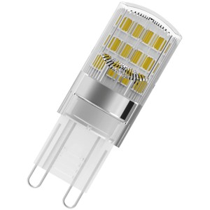 Osram G9 LED lámpa, 1,9W, 3 darabos csomag. Átlátszó kapszula forma, meleg fehér fény. Ideális dekoratív világításhoz.