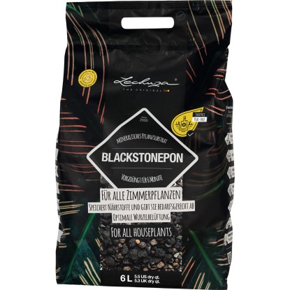 Lechuza Blackstone Pon táptalaj 6 l fekete