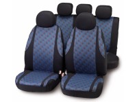 Bottari Üléshuzat szett Jaquard fekete-kék