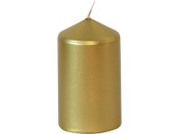 Tömbgyertya mártott aranyszínű 10 cm