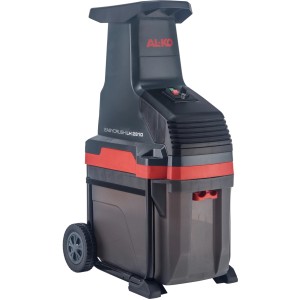 Al-Ko Easy Crush LH 2810 hengeres aprító: Csendes aprító gyűjtődobozzal és kerekekkel.