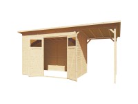 Bertilo Pent Modern 3 Plus szerszámtároló natúr 470 cm x 202 cm FSC® Bertilo Pent Modern 3 Plus szerszámtároló natúr 470 cm x 202 cm FSC®
