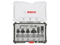 6 részes színelő és szélező alakmaróbetét-készlet 6 mm-es szárral 6 részes színelő és szélező alakmaróbetét-készlet 6 mm-es szárral