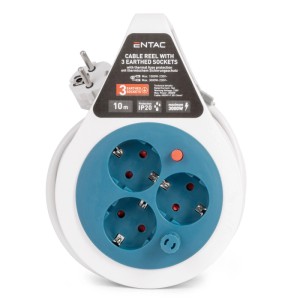 Entac Kábeldobos Hosszabbító 3 Foglalat 10 m 3G1.5 MINI