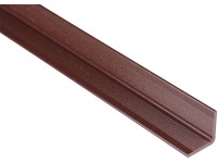 Kovalex WPC falcsatlakozó profil csokoládébarna 4 cm x 4 cm x 250 cm