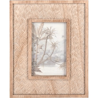 Safari Lodge MDF képkeret fonott kialakítás 10 cm x 15 cm