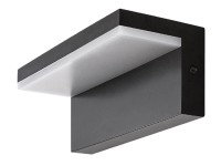 Rábalux Zaragoza kültéri fali lámpa fekete LED 10 W 1000 lm 4000 K IP 54