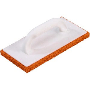 LUX Classic szivacssimító, 280x140mm, durva szivacsgumival és fehér fogantyúval.