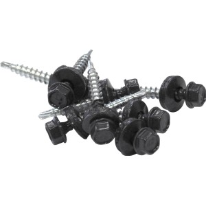 SKH csavarok, Ø 4,8 x 35 mm, 100 darab tetőlemezekhez.
