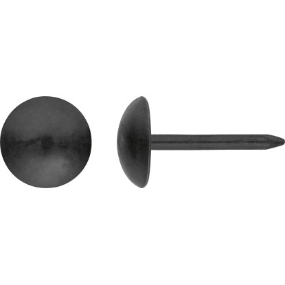 LUX kárpitos díszszeg 9 mm x 12,5 mm fekete horganyzott 40 darab