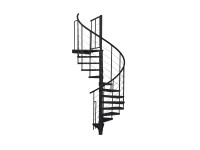 Minka kültéri lépcső Spino Zink átmérő 180 cm fekete