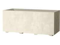 Deroma Millennium virágláda 59 cm x 25 cm x 25 cm gyöngyfehér