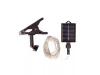 Dekortrend Napelemes fényfüzér 70 led meleg fehér csíptetővel