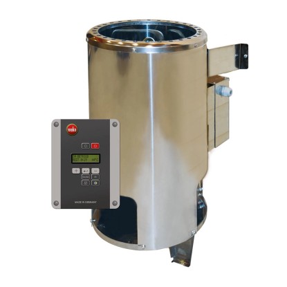 Weka szaunakályhaszett 1 - 3,6 kW-os 230 V csatlakozókábellel