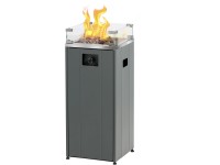 Buschbeck Loungefeuer Malta teraszfűtő szürke 7,5 kW Buschbeck Loungefeuer Malta teraszfűtő szürke 7,5 kW