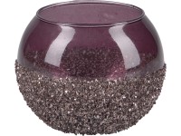 Lux mécsestartó Blush Bordeaux 7,5 cm x 9 cm lila Lux mécsestartó Blush Bordeaux 7,5 cm x 9 cm lila