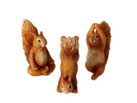 Boltze Albert dekorációs figura 3-féle változatban barna