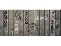 Univerzális futószőnyeg Welcome barnás csúszásmentes 66 cm x 150 cm