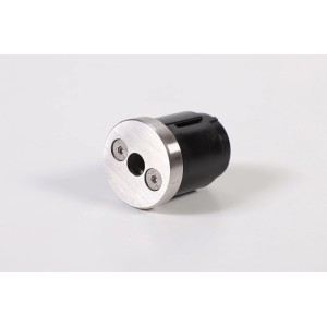 Adapter végzáróval V2A korláthoz, Ø 40 mm, rozsdamentes acélból.