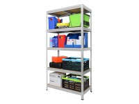 Fémpolcállvány horganyzott 5 polcos 180 cm x 90 cm x 45 CM 275Kg terhelhetőség Fémpolcállvány horganyzott 5 polcos 180 cm x 90 cm x 45 CM 275Kg terhelhetőség