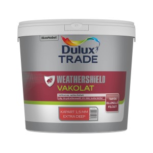 Vödör t.b.t. Vakolat a Dulux Trade-től. Időjárásálló, szilikonnal megerősített.