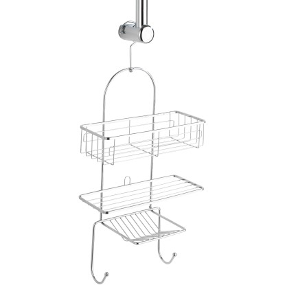 Wenko Ragusa zuhanypolc 3 polccal rozsdamentes acél