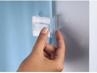 Kleine Wolke zuhanyfüggöny-csipesz fehér 2 db Kleine Wolke zuhanyfüggöny-csipesz fehér 2 db