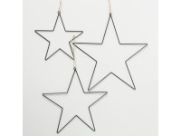 Fém csillag függődísz 30 cm x 0,5 cm x 30 cm Fém csillag függődísz 30 cm x 0,5 cm x 30 cm