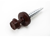 Önfúró csavar 4,8x35 mm RAL8017 250db/csomag Önfúró csavar 4,8x35 mm RAL8017 250db/csomag