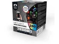DekorTrend Heylight okos fényfüzér 200 RGB LED fekete kábel 20 m DekorTrend Heylight okos fényfüzér 200 RGB LED fekete kábel 20 m