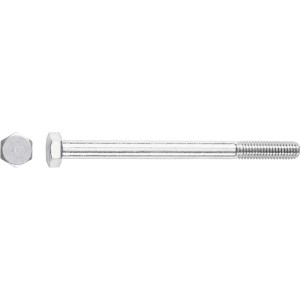 Horganyzott LUX gépi csavar M10 x 120 mm hatlapfejjel, 40 darab.
