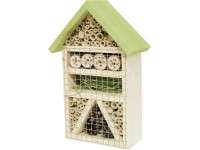 Rovarszálló natúr/zöld 19 cm x 9 cm x 29 cm 6 kamrával