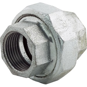 30,3 mm-es (Rp 1) temperöntvény csavaros idom csőcsatlakozásokhoz.