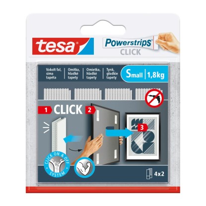 tesa Powerstrips CLICK 4x2 S 1,8 kg