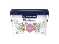 Poli - Farbe Platinum beltéri falfesték diszperziós Mályvarózsa matt 2,5 l