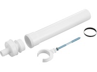 Állítható cső 40 mm x 305 mm fehér