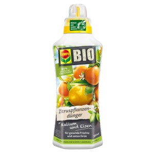 Compo Bio Citrus tápoldat 500ml az egészséges gyümölcsökért és a gazdag zöldért.