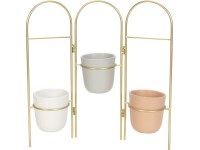 Modern Antique virágállvány összecsukható 41 cm x 43 cm x 11 cm arany