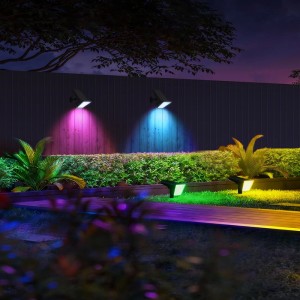 LUNAR szolár LED RGB spot